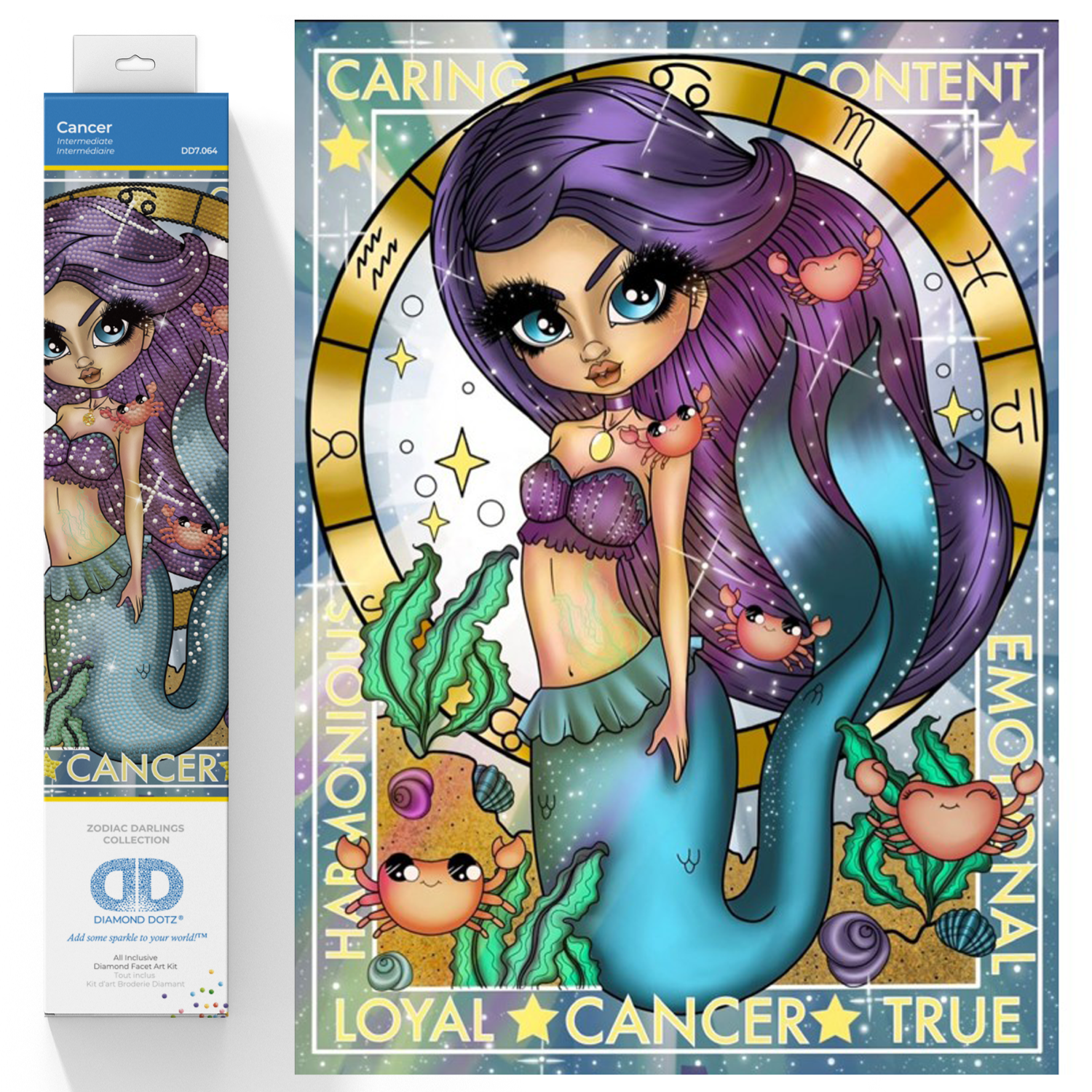 Diamond Dotz Cancer Diamond Painting Kits for Adults - Diamond Art Kits a Relaxing Creative Craft Kit with Dotz Gems 15.8x11.8