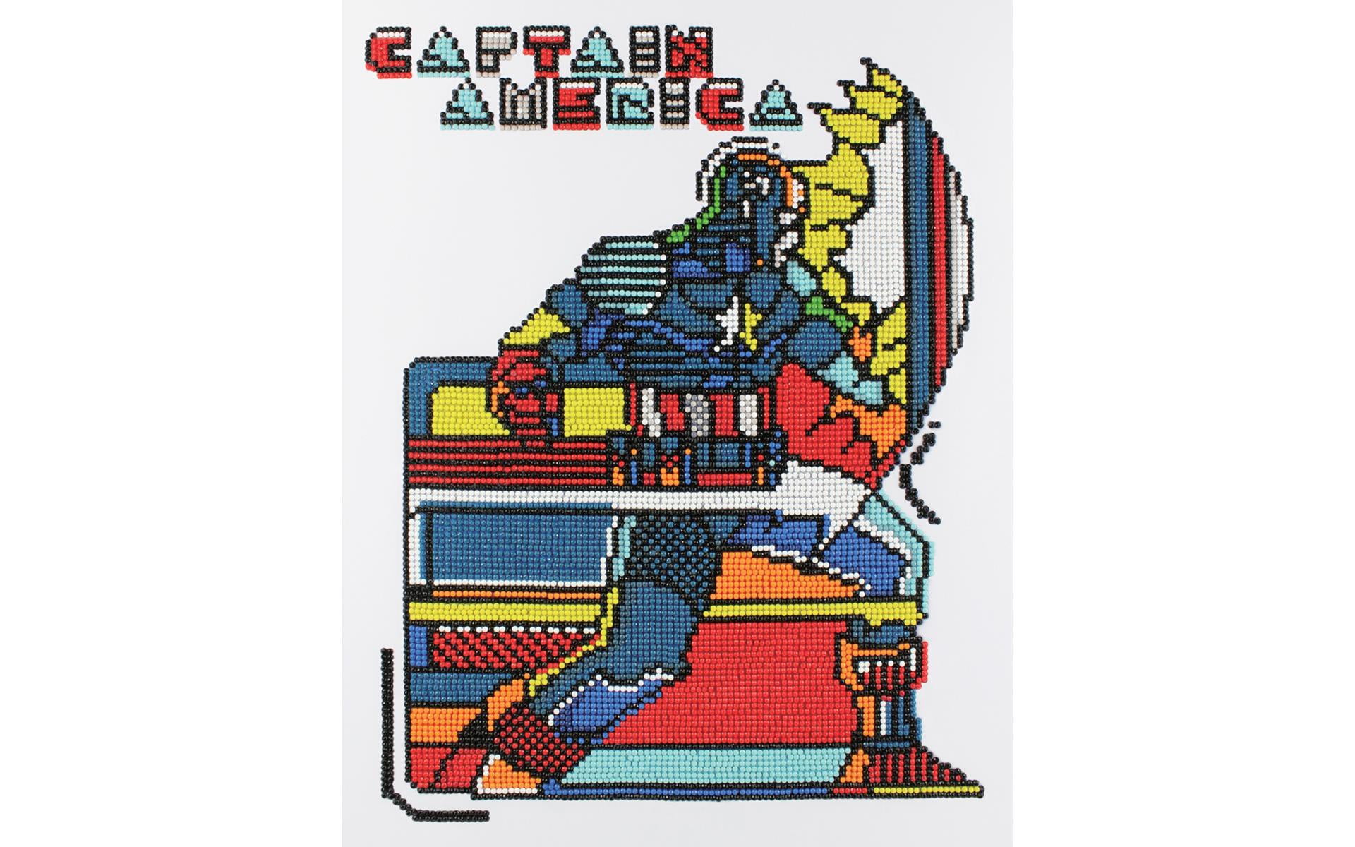 Diamond Dotz Captain America Diamond Painting Artwork Kit - Marvel