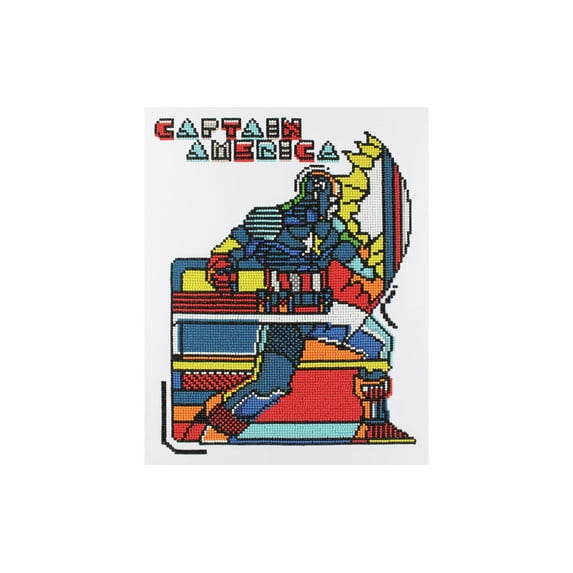 Diamond Dotz Captain America Diamond Painting Artwork Kit - Marvel