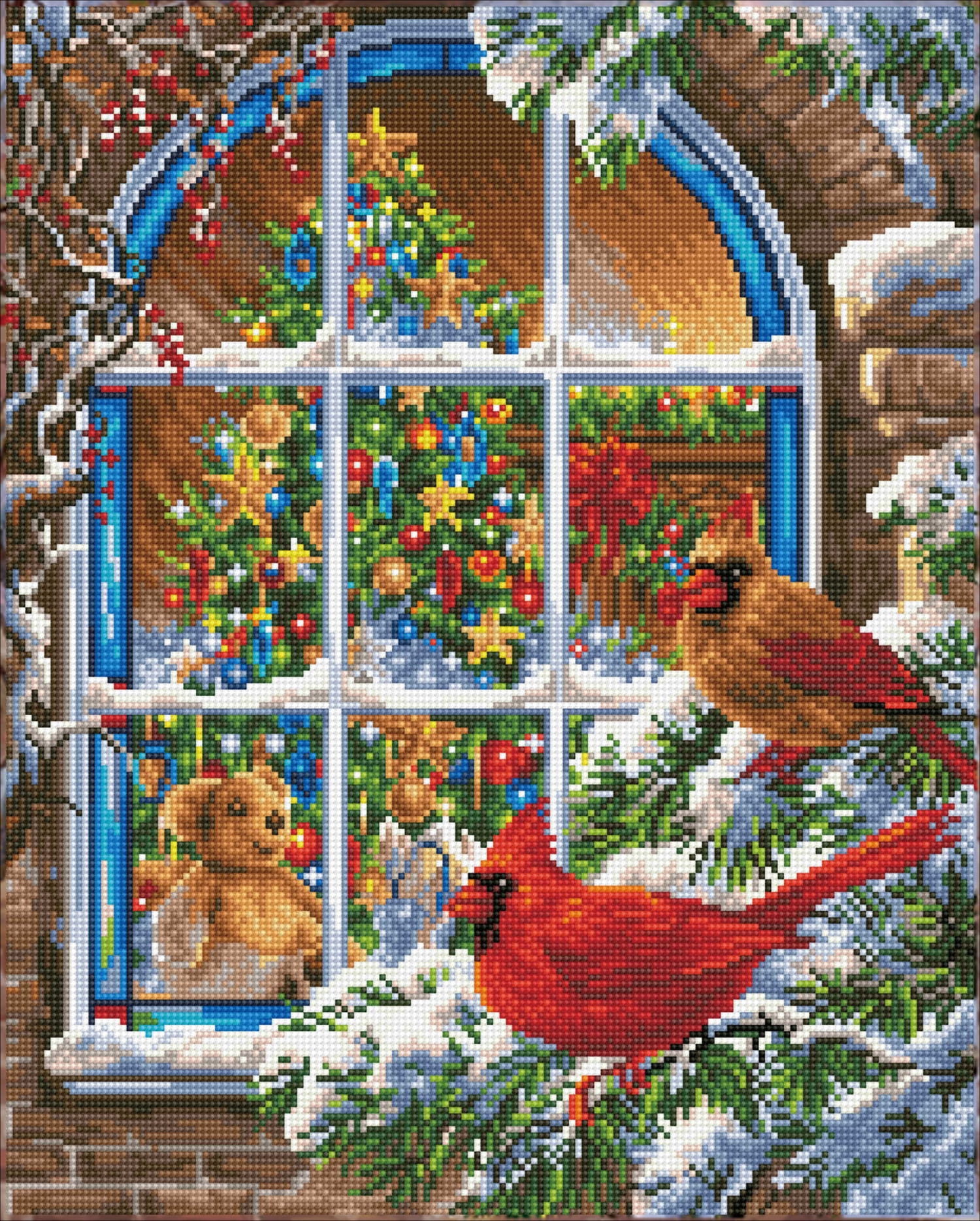 Diamond Dotz Christmas Window Diamond Painting Kits for Adults - Diamond Art Kits a Relaxing Creative Craft Kit with Dotz Gems