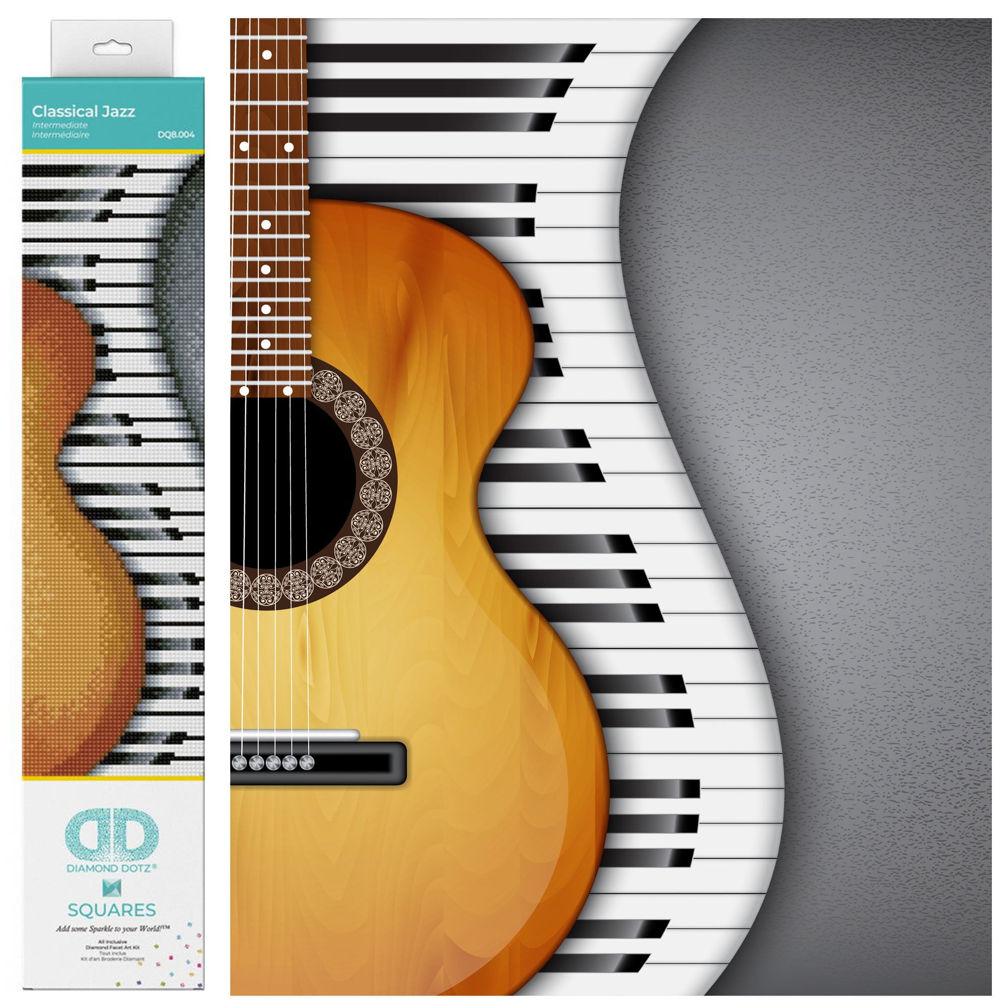 Diamond Dotz Classical Jazz Diamond Painting Kits for Adults - Diamond Art Kits a Relaxing Creative Craft Kit with Dotz Gems 16.1x11.8