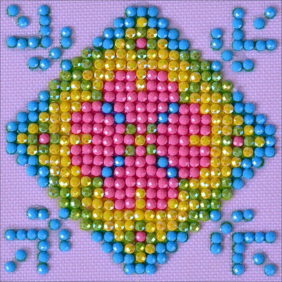 Diamond Dotz Diamond Embroidery Facet Art Kit 4.75"X4.75"-Patchwork Mandala 2