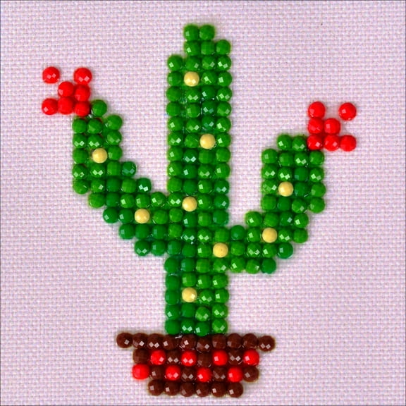Diamond Dotz Diamond Embroidery Facet Art Kit 4.75"X4.75"-Texas Bloom