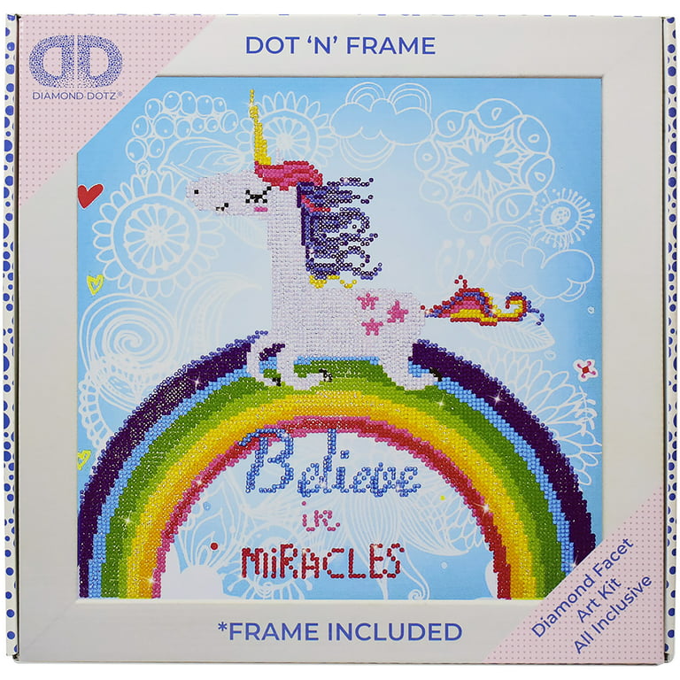 Diamond Dotz Believe in Miracles Facet Art Kit w/ Frame