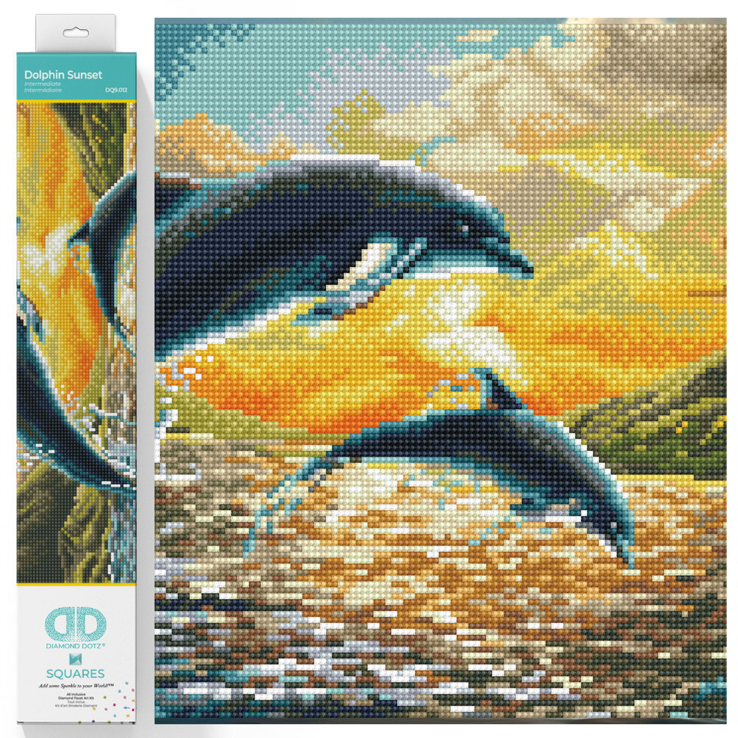 Dolphins In Love – Diamond Art Club