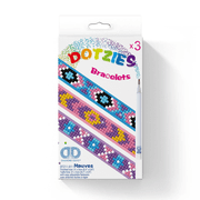 Diamond Dotz Dotzies Bracelets Mauves - Painting Kit for Adults and Kids with 3 Colorful Designs, Full Coverage Diamond Art for Beginners, Fun DIY Craft Activity