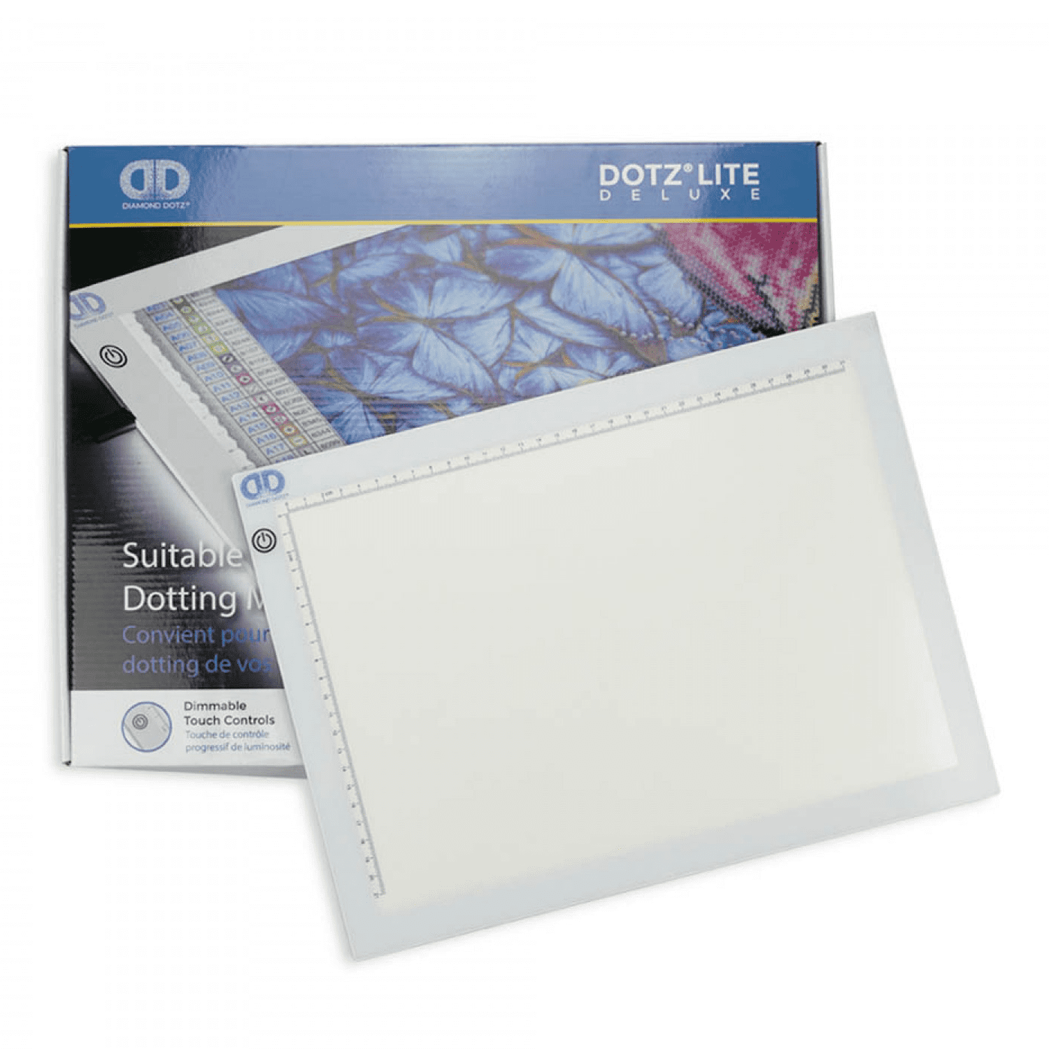 Diamond Dotz Dotzlite Deluxe Light-Up Tracing Pad - Light Board for Dotting, Drawing, Crafts, LED Table for Artists, Portable Light Box for Tracing