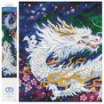 thumbnail image 1 of Diamond Dotz Dragon Flame mythical Diamond Painting Kits for Adults - Diamond Art Kits a Relaxing Creative Craft Kit with Dotz Gems 35"x23", 1 of 5
