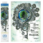 Diamond Dotz Eye 381 Inspirational Diamond Painting Kits for Adults - Diamond Art Kits a Relaxing Creative Craft Kit with Dotz Gems 22.4"x16.5"