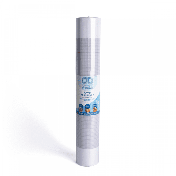 Diamond Dotz Fabric Roll Grid with Adhesive 12x36 – Diamond Painting Canvas, Art Paper, Craft Supplies for Diamond Art Projects and DIY Crafts