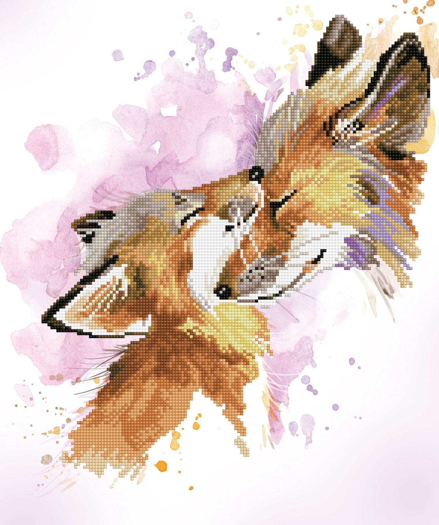 Diamond Dotz Fox Bliss Animal Diamond Painting Kits for Adults - Diamond Art Kits a Relaxing Creative Craft Kit with Dotz Gems 16"x20"