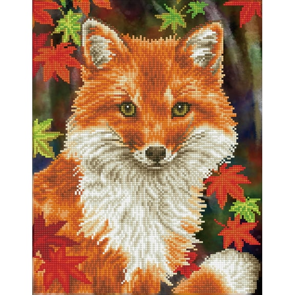 Diamond Dotz Foxy Animal Diamond Painting Kits for Adults - Diamond Art Kits a Relaxing Creative Craft Kit with Dotz Gems 13"x17"