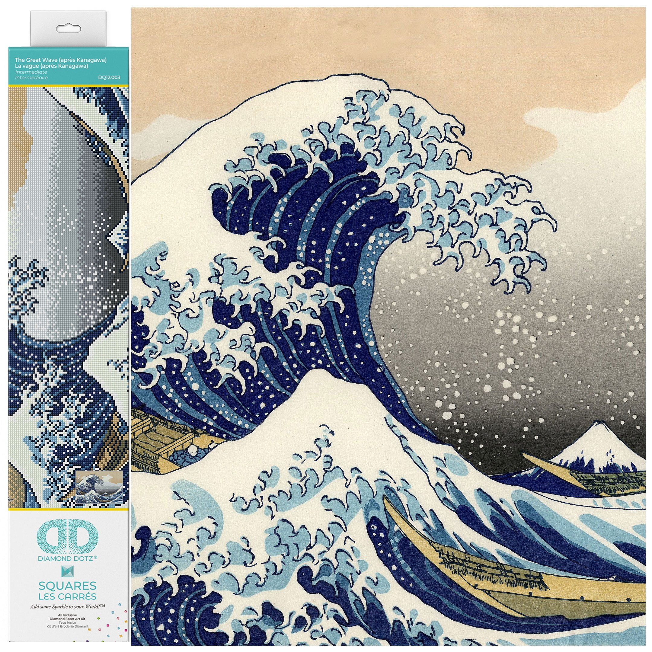 Diamond Dotz The Great Wave off Kanagawa Ocean Diamond