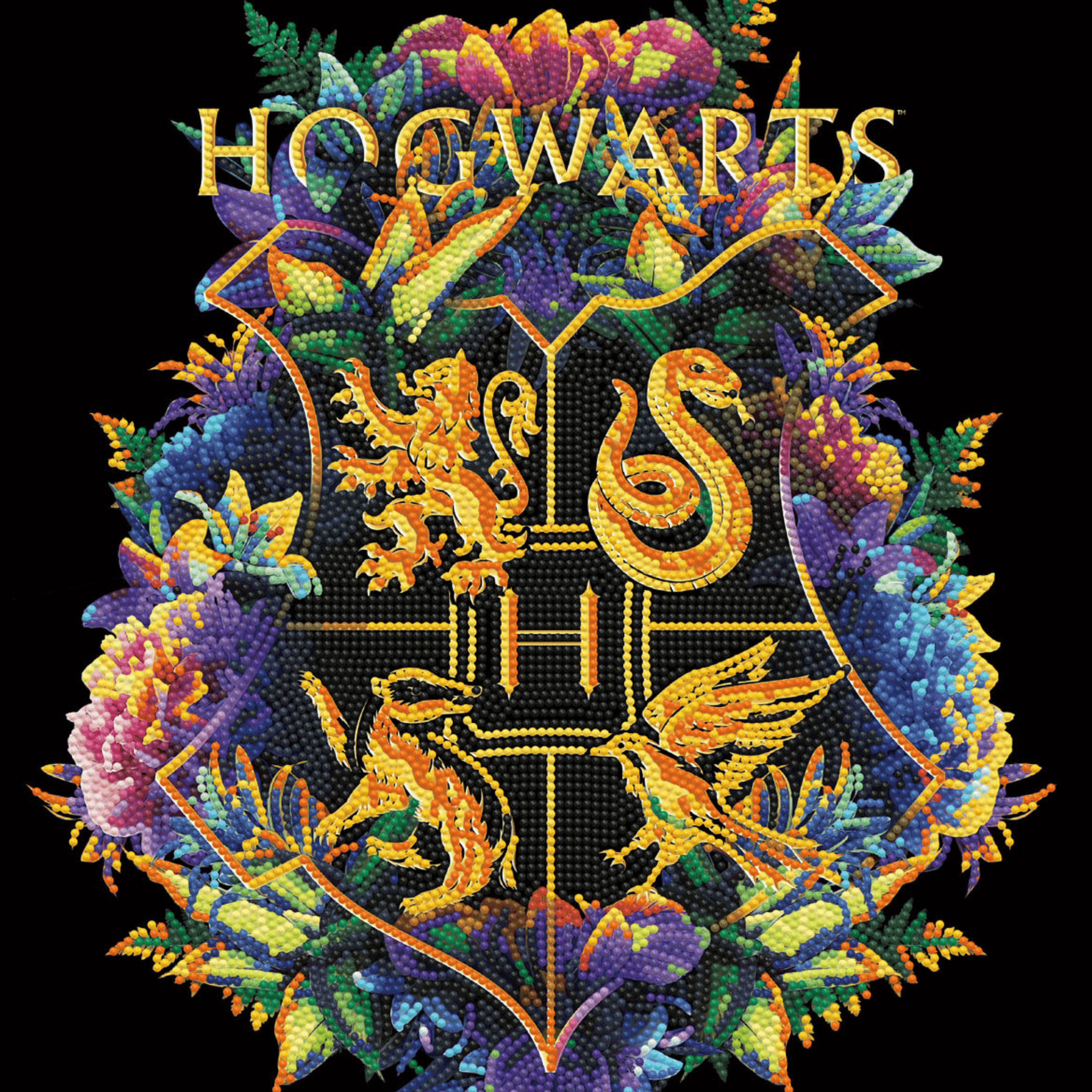 Diamond Dotz HOGWARTS™ CREST Diamond Painting Kit - 14" x 18"