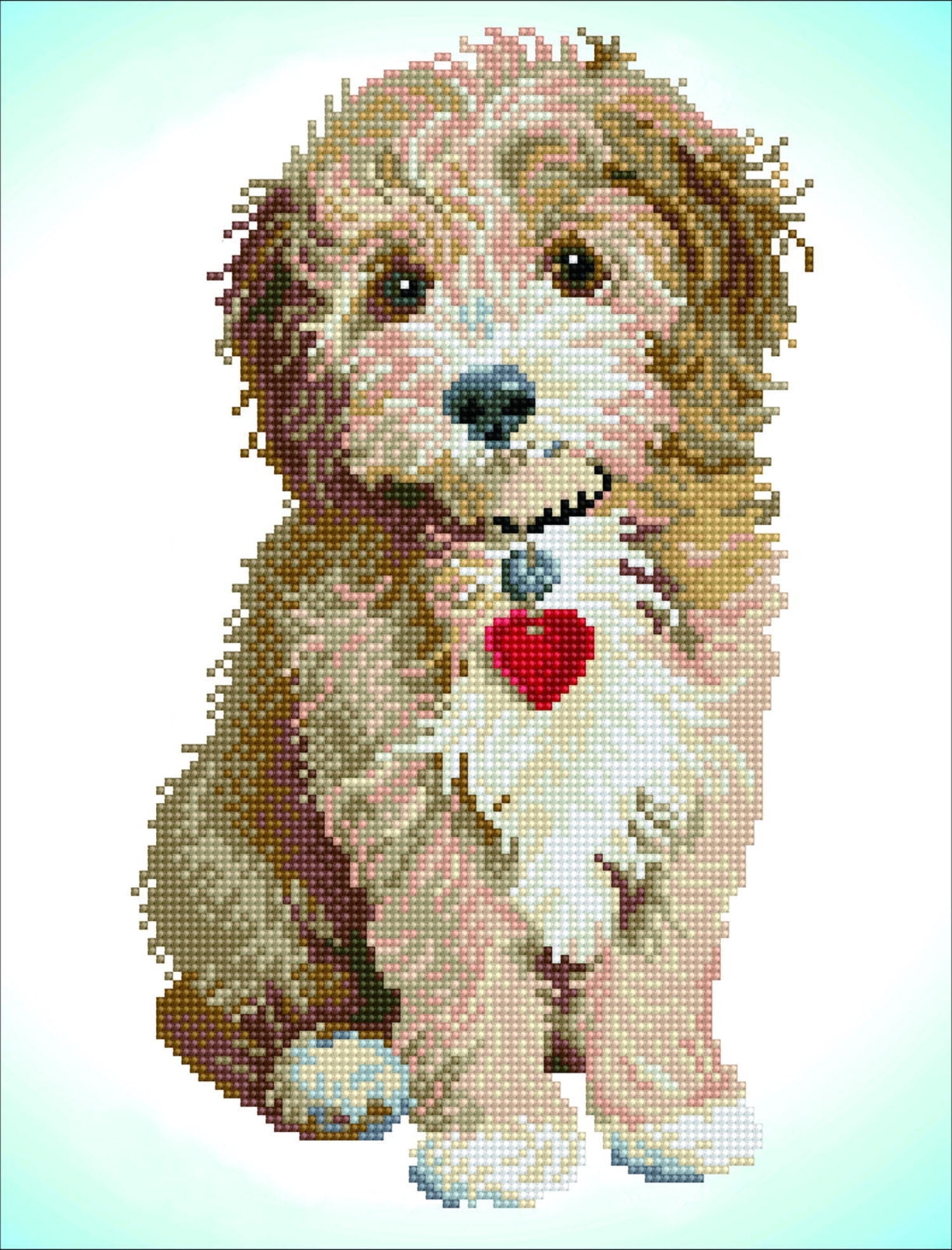 DIAMOND DOTZ® Lovely Boy Diamond Painting Kit - 16" x 13"