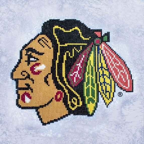 NHL Chicago Blackhawks - Diamond Painting Artwork Kit - 12.6" x 12.6"
