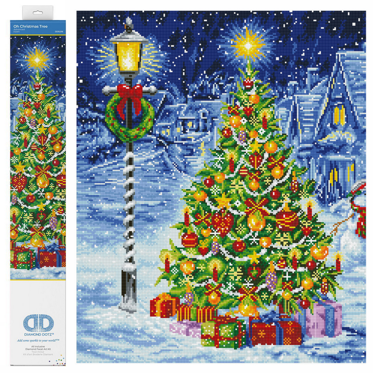 Diamond Dotz Oh Christmas Tree Diamond Painting Kits for Adults Diamond Dotz Oh Christmas Tree Diamond Painting Kits for Adults