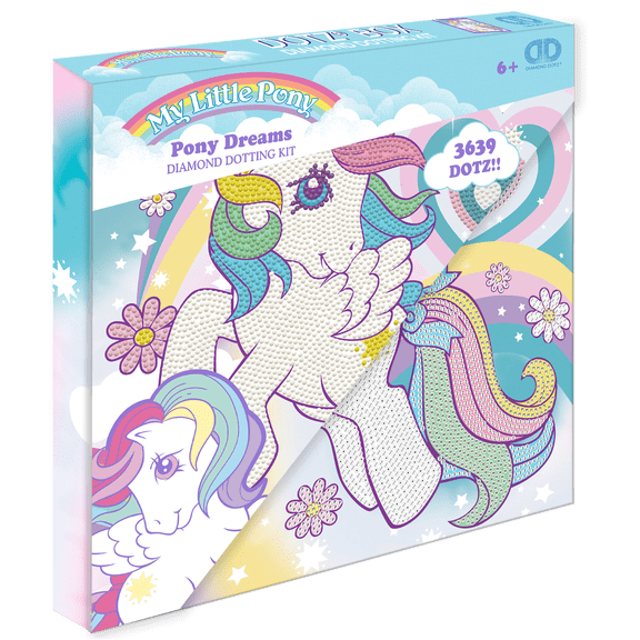Diamond Dotz Pony Dreams Diamond Painting Kits for Adults - Diamond Art Kits a Relaxing Creative Craft Kit with Dotz Gems 11x11