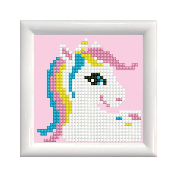 Diamond Dotz Pretty Uni Unicorn Diamond Painting Kits for Adults - Diamond Art Kits a Relaxing Creative Craft Kit with Dotz Gems 4"x4"