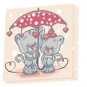 Diamond Dotz Its Raining Love Dotz Box Valentines Diamond Painting Kits for Adults - Diamond Art Kits a Relaxing Creative Craft Kit with Dotz Gems 11"x11"