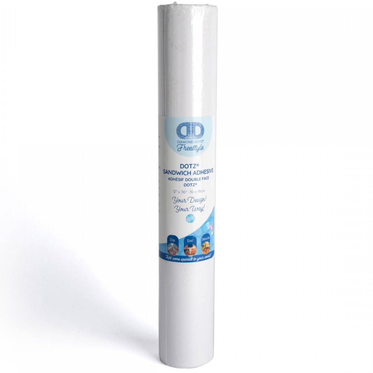 Diamond Dotz Sandwich Adhesive RRF12 Roll 12x36 - Diamond Painting ...