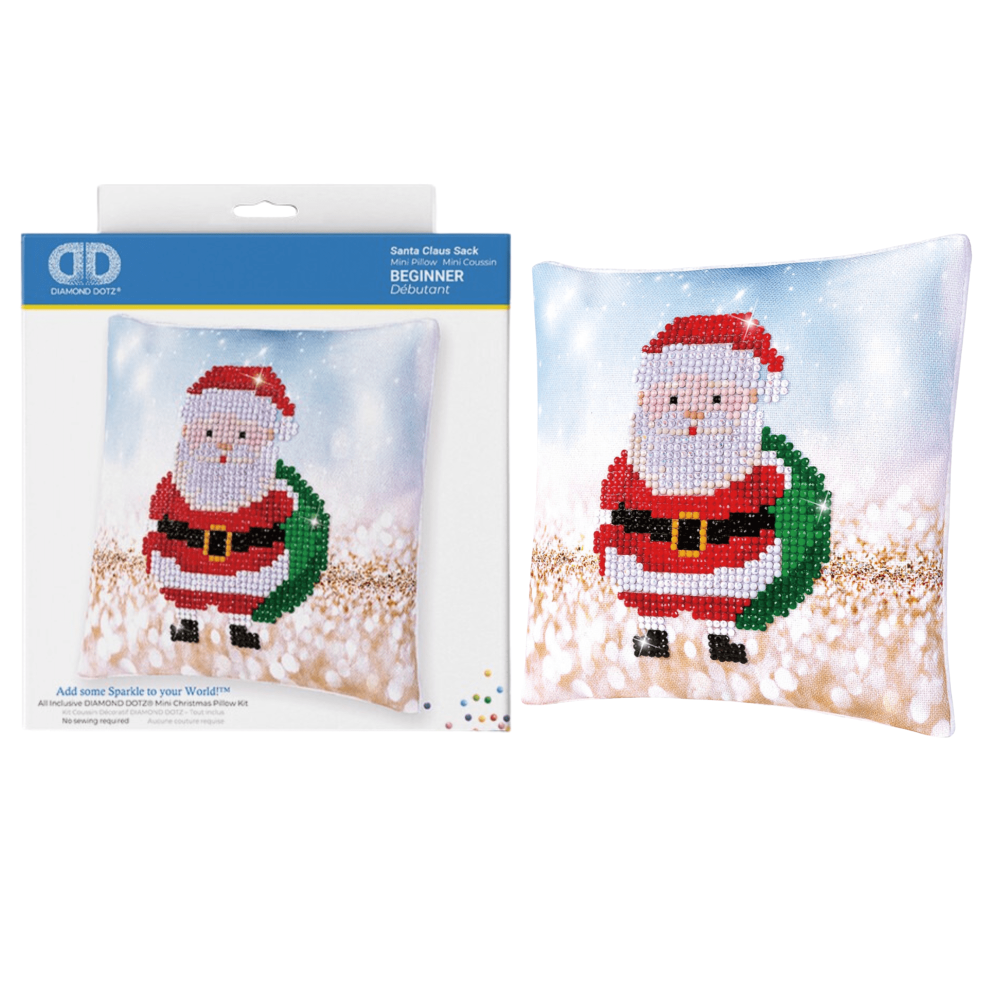 Diamond Dotz Santa Claus Sack Pillow Chriatmas Diamond Painting Kits ...