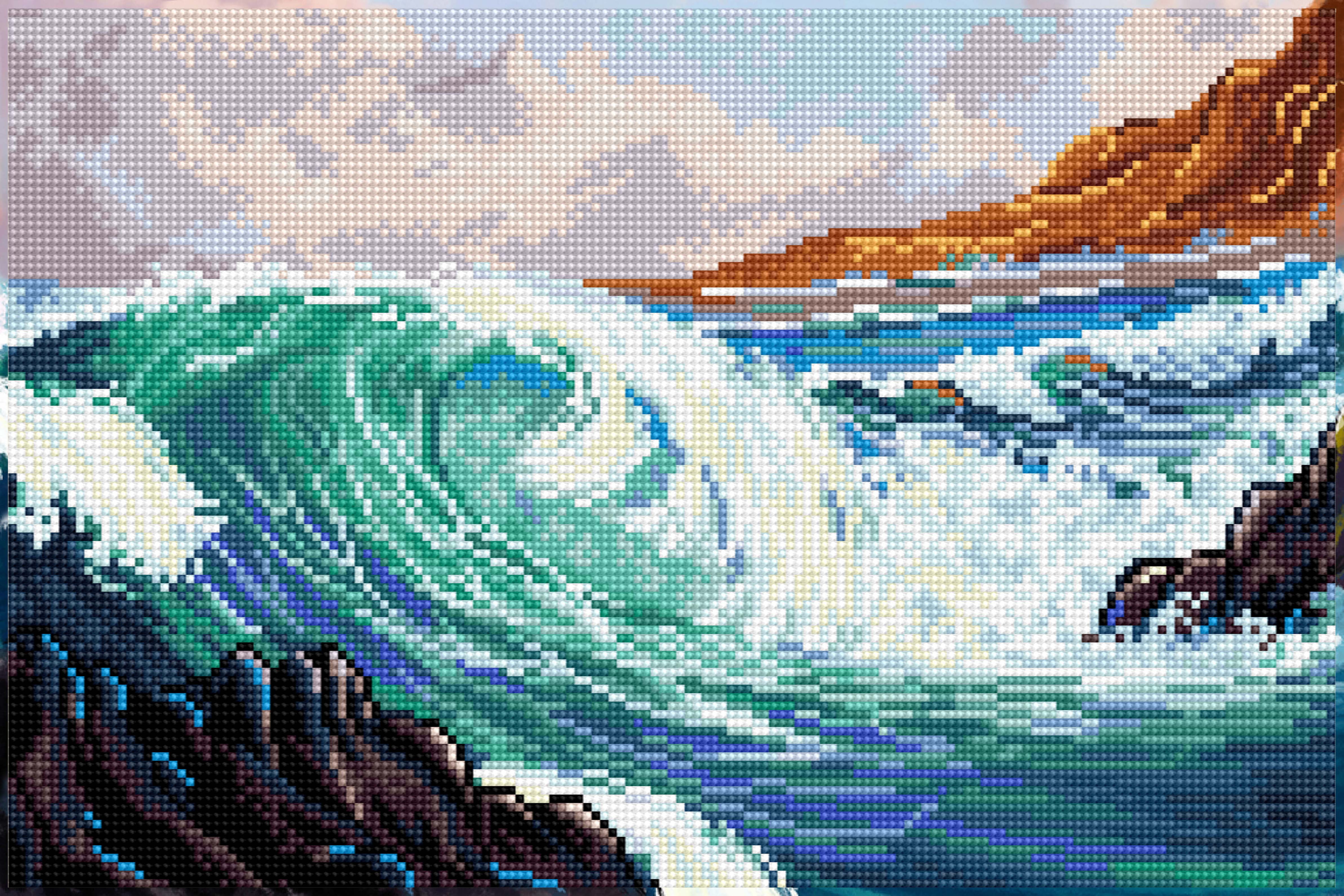 Diamond Dotz Seascape Diamond Painting Kits for Adults