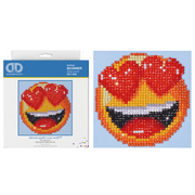 Diamond Dotz Smitten Emoji Diamond Painting Kits for Adults - Diamond Art Kits a Relaxing Creative Craft Kit with Dotz Gems 4.2"x4.2"