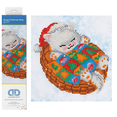 thumbnail image 1 of Diamond Dotz Snug Christmas Kitty Cat  Diamond Painting Kits for Adults - Diamond Art Kits a Relaxing Creative Craft Kit with Dotz Gems 9.5"x9.9", 1 of 6