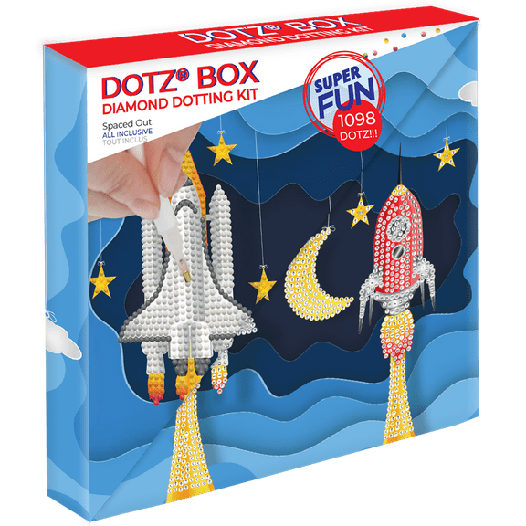 Diamond Dotz Spaced Out Diamond Painting Kits for Adults - Diamond Art Kits a Relaxing Creative Craft Kit with Dotz Gems 8.7x8.7