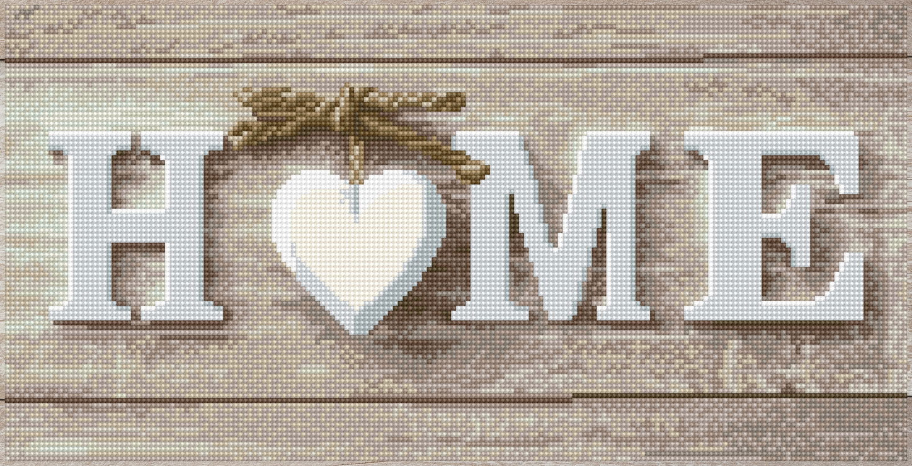 Diamond Dotz Sparkle at Home Word Diamond Painting Kits for Adults - Diamond Art Kits a Relaxing Creative Craft Kit with Dotz Gems 11"x21"