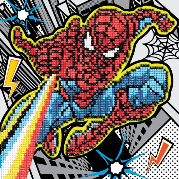 Diamond Dotz Spidey Thwip! Diamond Painting Artwork Kit - Marvel
