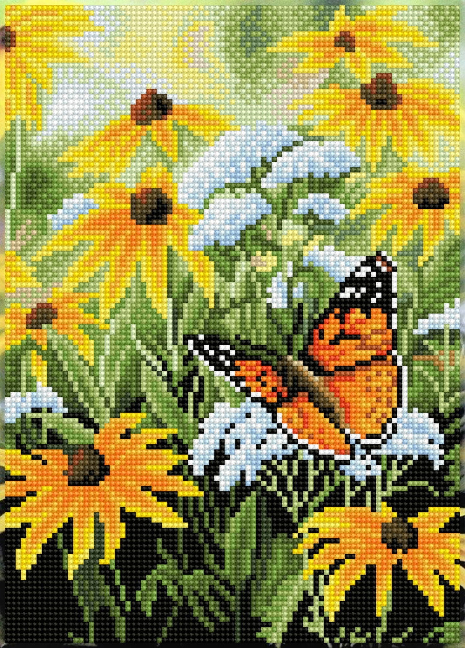 Diamond Dotz Spring Flight Diamond Painting Kits for Adults - Diamond Art Kits a Relaxing Creative Craft Kit with Dotz Gems 13.8x9.8