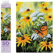 Diamond Dotz Spring Flight Diamond Painting Kits for Adults - Diamond Art Kits a Relaxing Creative Craft Kit with Dotz Gems 13.8x9.8