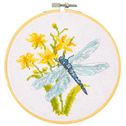 Diamond Dotz Spring Flight - Stamped Cross Stitch Kit for Adults, Counted Cross Stitch Patterns, Easy-to-Follow Design, Perfect for Beginners and Experts