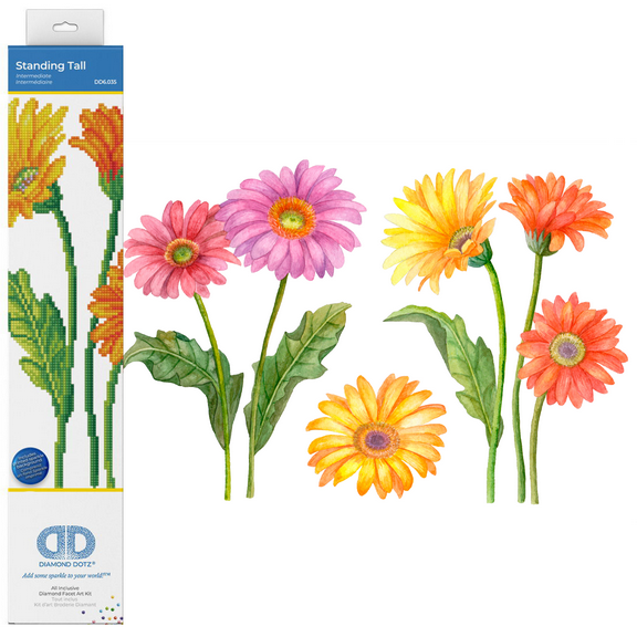 DIAMOND DOTZ® Standing Tall Diamond Painting Kit - 14.6" x 10.6"