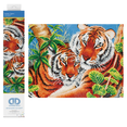 thumbnail image 1 of Diamond Dotz Tender Tigers Animal Diamond Painting Kits for Adults - Diamond Art Kits a Relaxing Creative Craft Kit with Dotz Gems 14.5"x20.5", 1 of 5