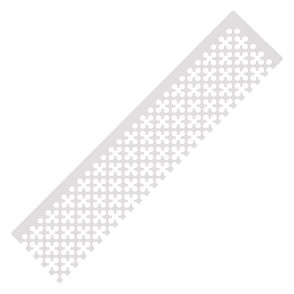 Diamond Drawing Ruler Round Dot with 250 Blank Grids for Drill Art Crafts