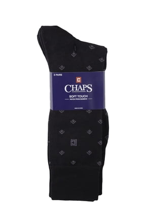 Diamond Dress Socks, 3 Pairs