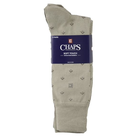 Diamond Dress Socks, 3 Pairs