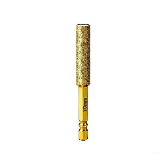 Diamond Drill Bit Hex Shank Hole Cutter, Glass Tile Drill Bit for Ceramic Glass Granite Precision Drilling Wear Resistant Tool for Home Renovation Bathroom DIY