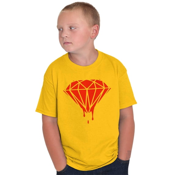 Diamond Dripping Fashionable Girly Crewneck T Shirts Boy Girl Teen Brisco Brands S