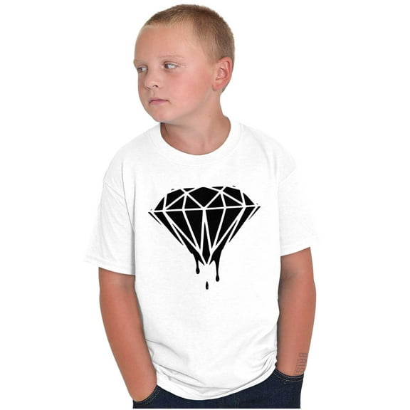 Diamond Dripping Fashionable Girly Crewneck T Shirts Boy Girl Teen Brisco Brands X