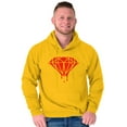 thumbnail image 1 of Diamond Dripping Fashionable Girly Hoodie Sweatshirt Women Men Brisco Brands 2X, 1 of 6