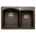 thumbnail image 1 of Diamond Drop-In Kitchen Sink - Cafe Brown - 1.75 in., 1 of 1