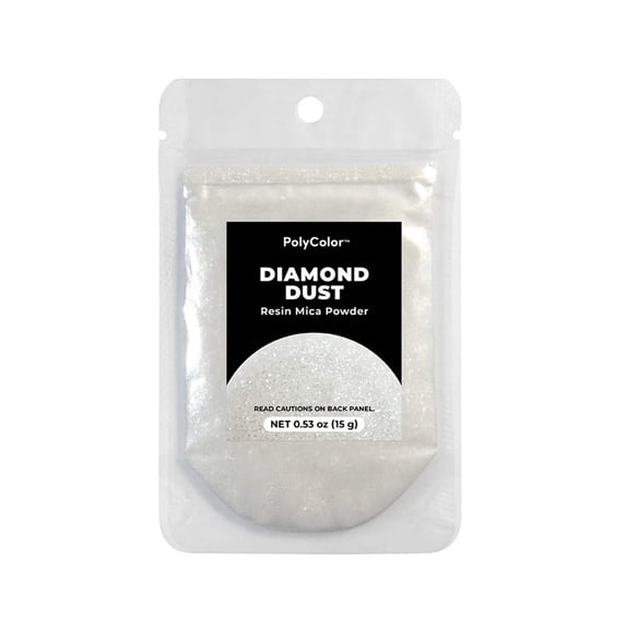 Diamond Dust Powder (PolyColor) Mica Powder Epoxy Resin Kits, Soap Making,andles, Dyes, Arts Crafts! Color Pigment Powder Creates Fast Easy Effects!