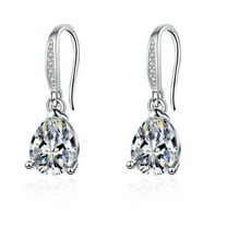 Vireellx Diamond Earrings for Women Pear Earrings Water Drop Earrings Jewelry for Her Birthday Christmas Gift