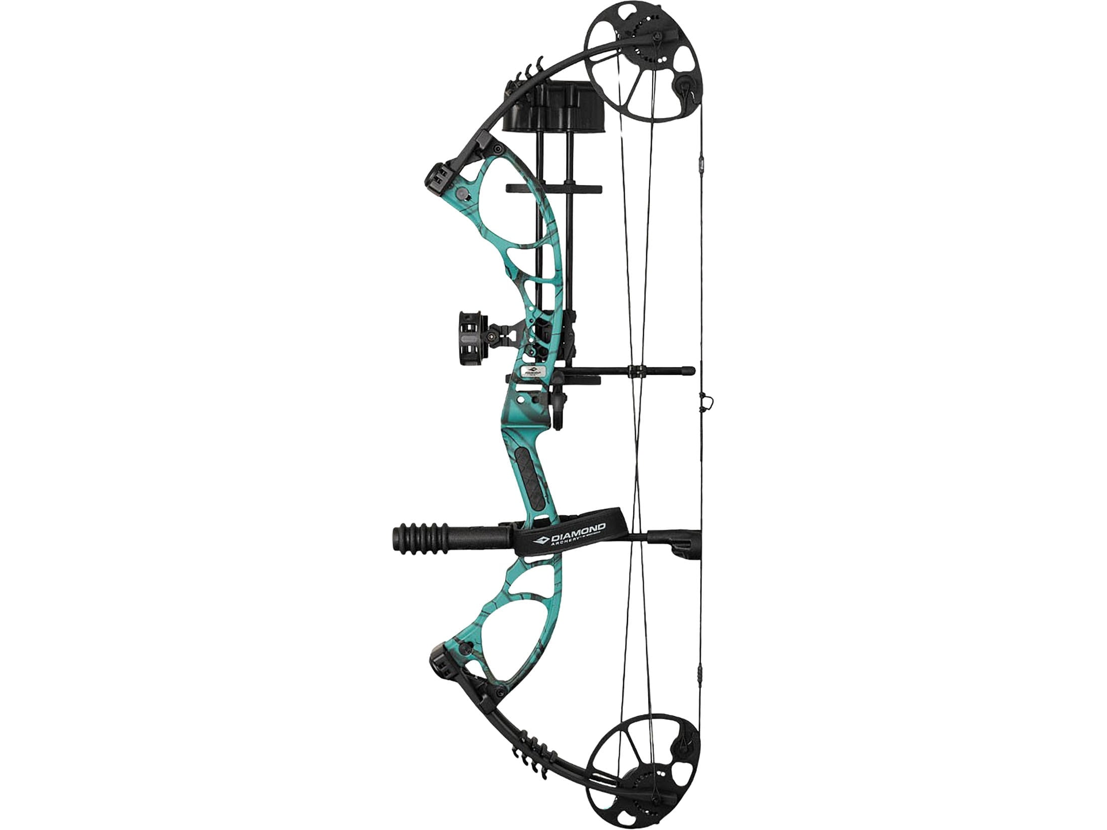 Diamond Edge XT Compound Bow Package Right Hand 70 lb Teal Country Roots