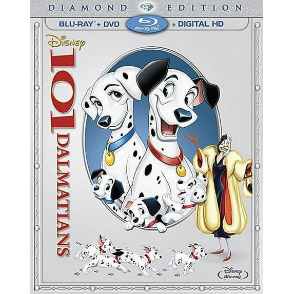 101 Dalmatians Diamond Edition (Blu-ray + DVD + Digital Code)