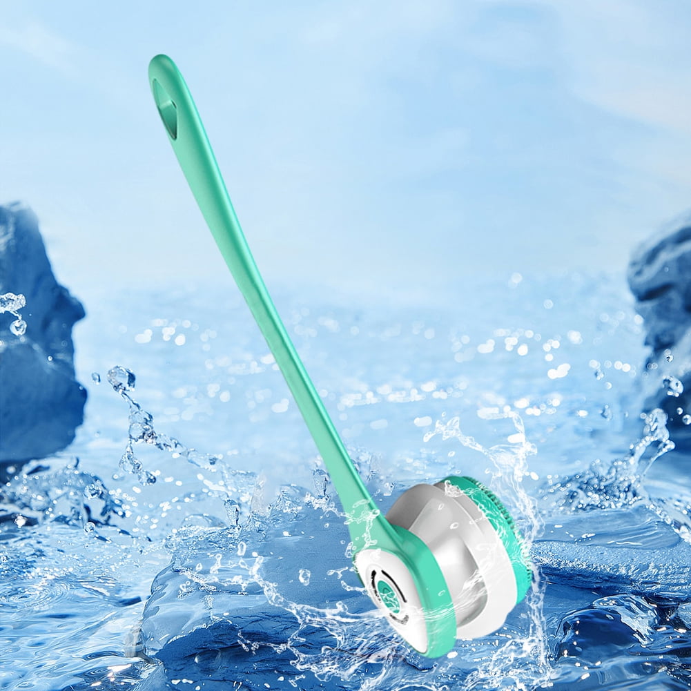 Diamond Electric Back Scrubber Long Handle Spinning Spa Brush Bathroom
